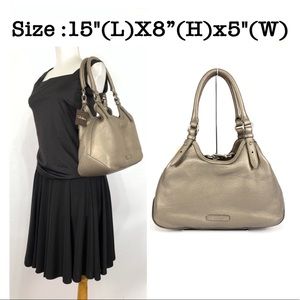 Authentic Cole Haan ✨ Pebbled Leather Small Triangle Tote ✨ Brand New